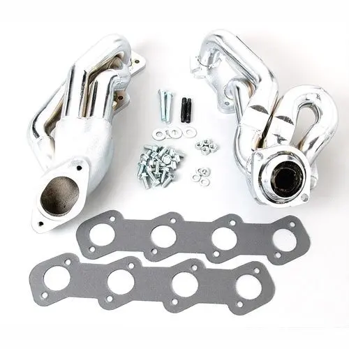 Ford Mustang GT 4.6 1-5/8 Shorty Exhaust Headers Polished Silver Ceramic 96-04 - Reconditioned - Image 2
