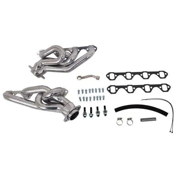 Ford Mustang GT 5.0 1-5/8 Shorty Equal Length Exhaust Headers Polished Silver Ceramic 94-95 - Reconditioned