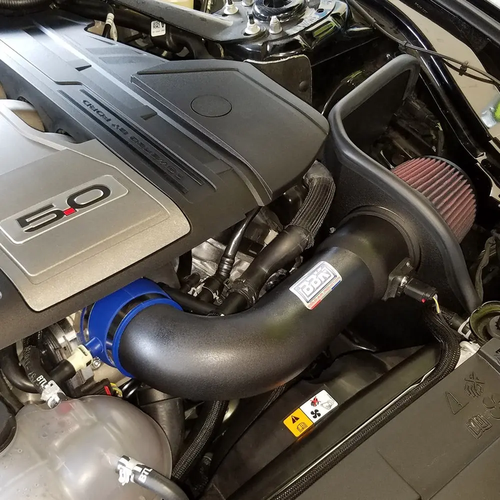 Ford Mustang GT 5.0 Cold Air Intake Kit Blackout 18-23 - Image 4
