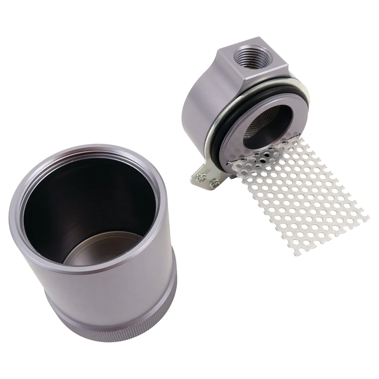 Ford Mustang GT Oil Separator Kit With Billet Aluminum Catch Can 99-04 - Image 4