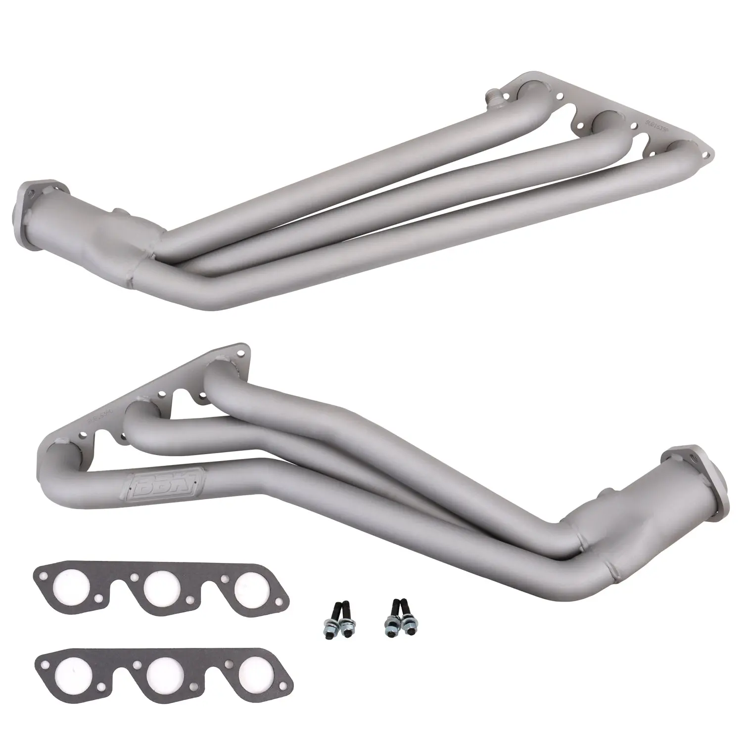 Ford Mustang V6 1-5/8 Long Tube Exhaust Headers Polished Silver Ceramic 99-04 - Reconditioned