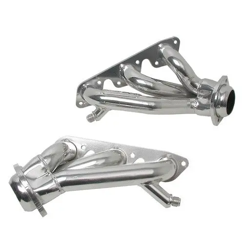 Ford Mustang V6 1-5/8 Shorty Exhaust Headers Polished Silver Ceramic 99-04 - Reconditioned