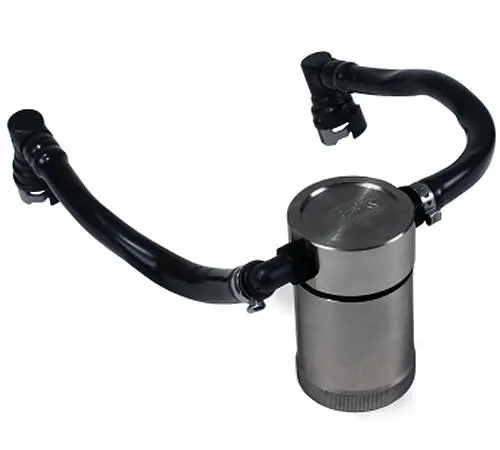 Ford Mustang V6 3.7 Oil Separator Kit With Billet Aluminum Catch Can 15-17 - Image 2