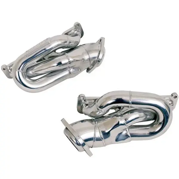 Ford Mustang V6 3.7L 1-5/8 Shorty Exhaust Headers Polished Silver Ceramic 11-17 - Image 2