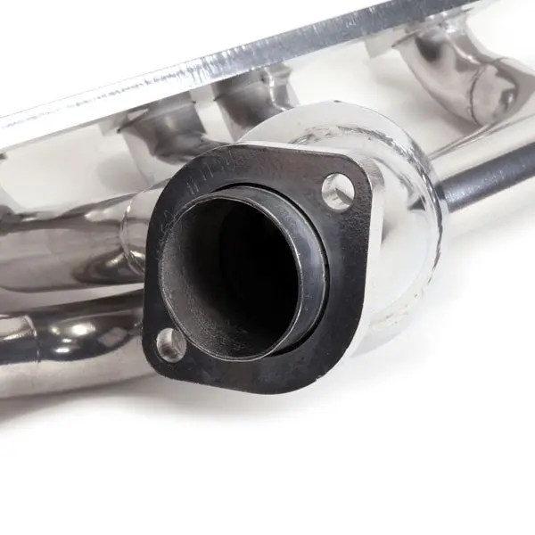Jeep Cherokee Wrangler 4.0 1-1/2 Shorty Exhaust Header Polished Silver Ceramic 91-99 - Reconditioned - Image 4