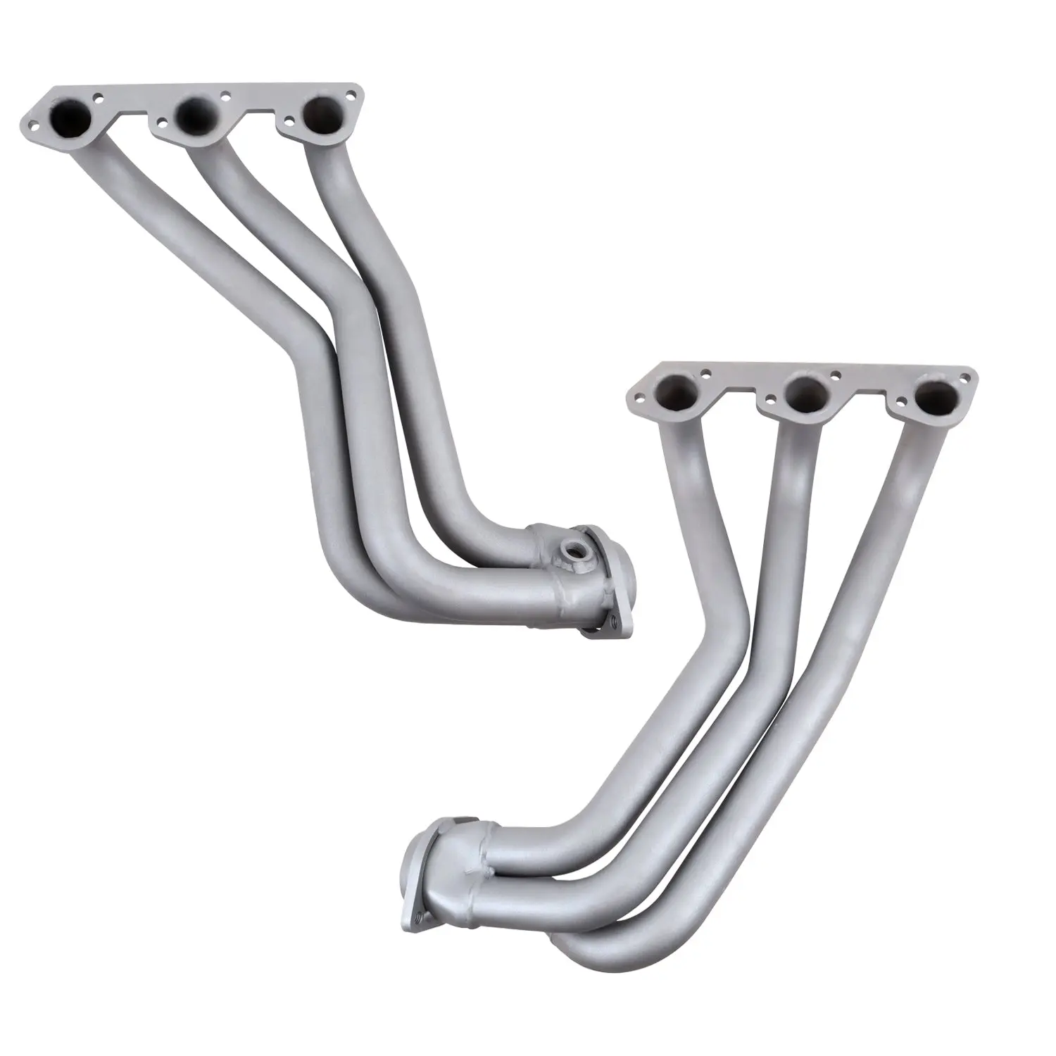Jeep Wrangler 3.8 1-5/8 Long Tube Exhaust Headers With High Flow Cats Titanium Ceramic 07-11 - Reconditioned - Image 2