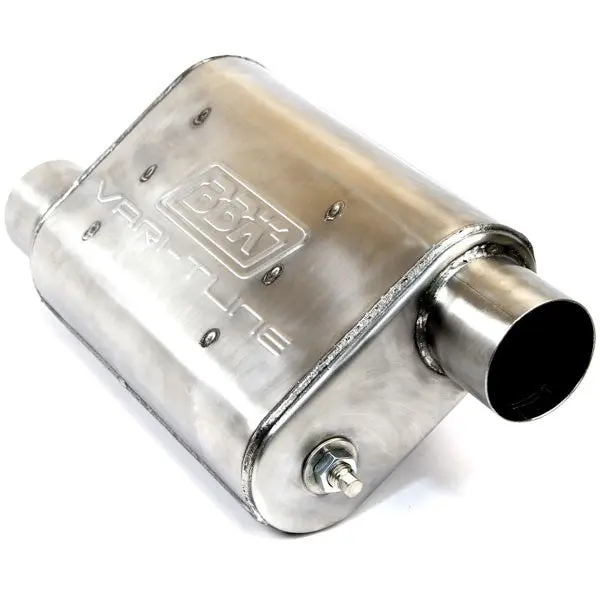 Varitune Adjustable Muffler Double Offset 2.75 Inch Stainless - Image 2